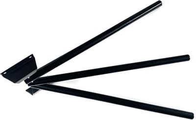 Draaibare Plafondhouder voor Zadeldekken en Accessoires - 60 cm, Zwart Metaal