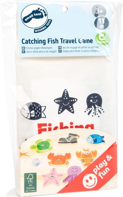 Small Foot - Wooden Fishing Rod Travel Game