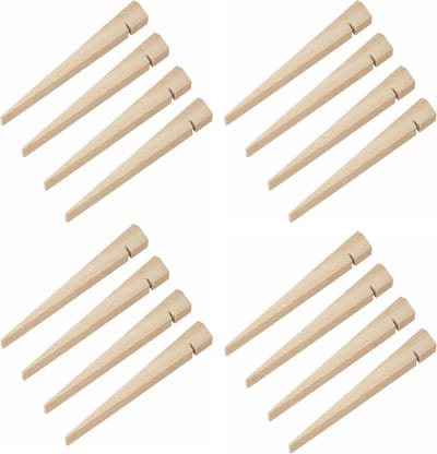 ProPlus Tentharing - 16x stuks - hout - 30 cm - tentpennen/zandharing - robuust - extra stevig