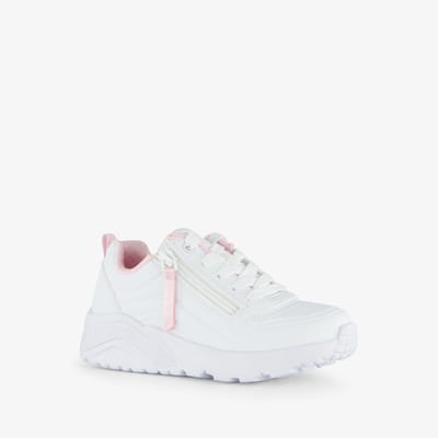 Skechers Uno Lite meisjes dad sneakers wit
