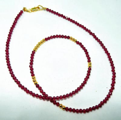 Luxe Robijn Collier