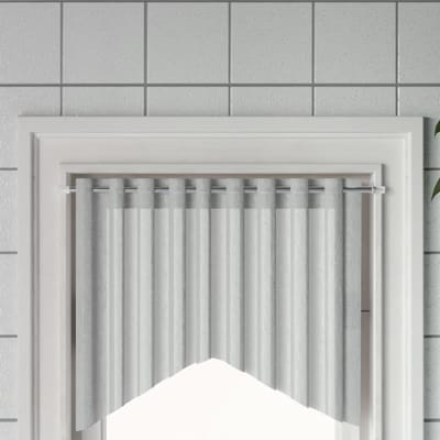 vidaXL - Gordijnrails - 2 - st - 60-105 - cm - aluminium - wit - en - zilverkleurig