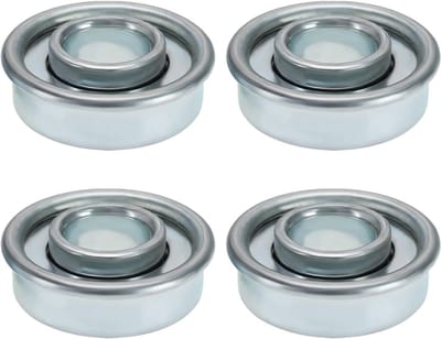 Dailygoods- Maaierslagers 4 Stuks - Buitendiameter 28,6 mm - Binnendiameter 12,2 mm - Dikte 9,8 mm - Staal - Geschikt voor grasmaaiers - Wiellagers