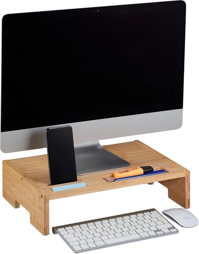 Monitorstandaard verhoger, metalen computerstandaard - Dual Monitor Stand Riser