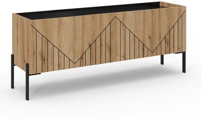 Neo TV-meubel 4 deuren eiken decor.