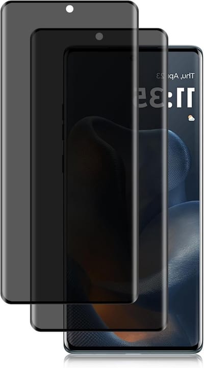 Privacy Screen Protector voor Motorola Edge 60 5G - 2 Pack, Anti-Scratch, 9H Hardheid, Anti-Spy, Tempered Glass, Schermbeveiliging