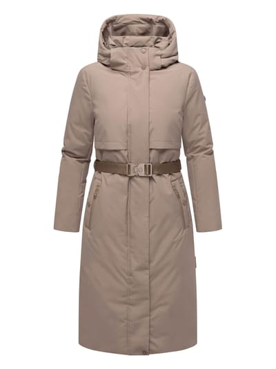 Navahoo dames winterparka WALDBUMMLER – weerbestendig & stijlvol met tailleceintuur