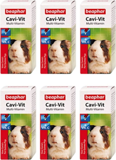 6x Beaphar Cavi-Vit Multivitamine - Voedingssupplement - 20ml