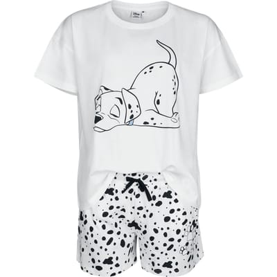 101 Dalmatians - Disney Pyjama - Paws Spots - S tot XXL - voor Vrouwen - wit