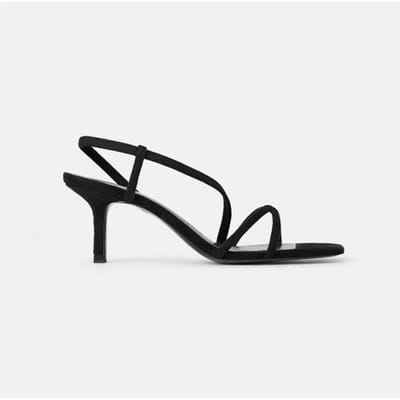 Nieuw Zomerwoord Met Sandalen Dames Damesschoenen Mode Suède Met Open Teen Dik Met Damesschoenen 39 zwart