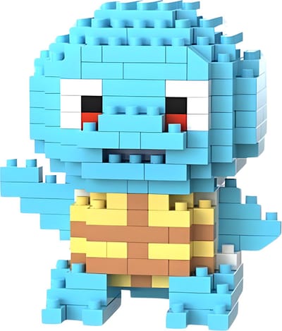 Squirtle - Nano Blocks - Bouwset – 224 Stukjes DIY Mini Bouwstenen - Blokken - Speelgoed - BRICKY