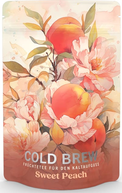 Cold brew tea - cold brew vruchtenthee - Cold Brew "Sweet Peach" (1 stuk)