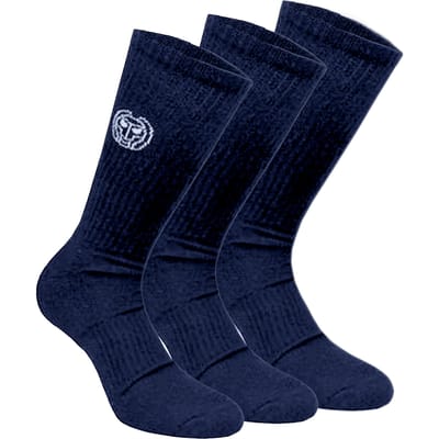 BIDI BADU Don Carlito Crew Move Tennissokken Verpakking 3 Stuks-Donkerblauw,Wit