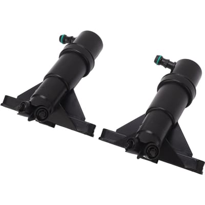 1 Paar Koplamp Sproeier Jet Links Rechts Betrouwbaar Duurzaam Koplampen Sproeier voor 5 Serie E60 black