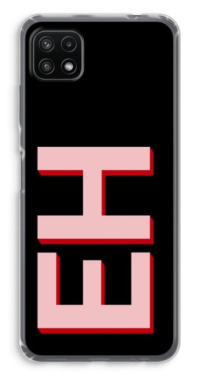 Gepersonaliseerd - Case Company® - Hoesje geschikt voor Samsung Galaxy A22 5G hoesje - Monogram - Soft Cover Telefoonhoesje - Bescherming aan alle Kanten en Schermrand