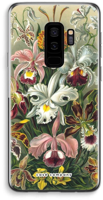 Case Company® - Hoesje geschikt voor Samsung Galaxy S9 Plus hoesje - Haeckel Orchidae - Soft Cover Telefoonhoesje - Bescherming aan alle Kanten en Schermrand
