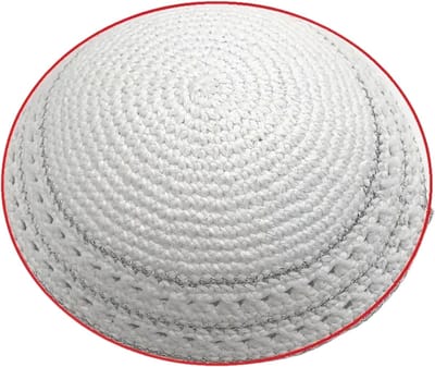 Bovista Joodse Hoed - Keppeltje - Joods - Kippah - Jodendom - Wit