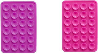xoxo Wildhearts Telefoonstickers Stick On Me Square Fuchsia + Paars – geschikt voor alle telefoonhoesjes