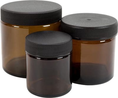 Zalfpot Glas Bruin Ged 30Ml