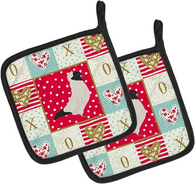 Pannenlappen - Ovenwanten - Keuken Beschermen - Hittebestendige Isolatie - 7.5x7.5 inch - Multicolor
