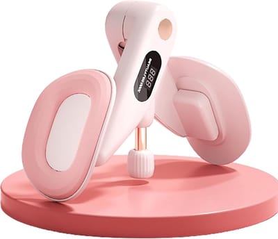 Macaron-kleurige beenstrainer, dijvormer, trainingsapparaat voor de binnendijen, unisex Kegel-trainingsproducten（roze）