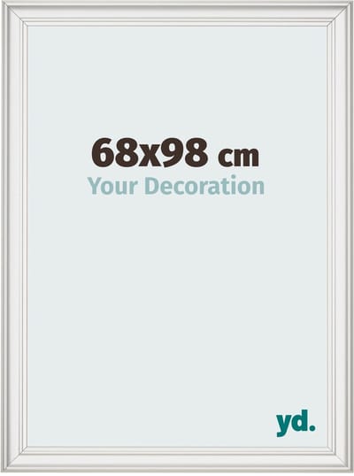 Your Decoration - Fotolijst 68x98 cm - MDF - Wit Geveegd - Lazio