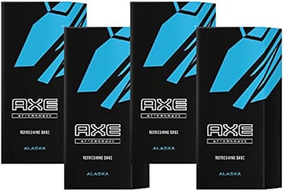 Axe - Aftershave Lotion - Alaska - 4 x 100 ml - Voordeelverpakking