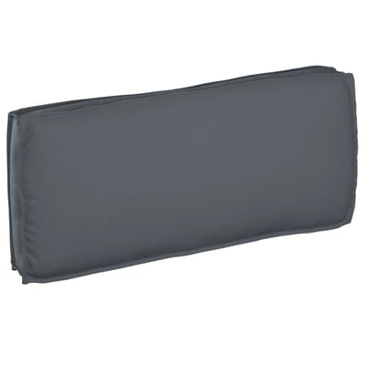 vidaXL - Kussen - Oxford - Stof - Antraciet - 120 - x - 50 - x - 12 - cm