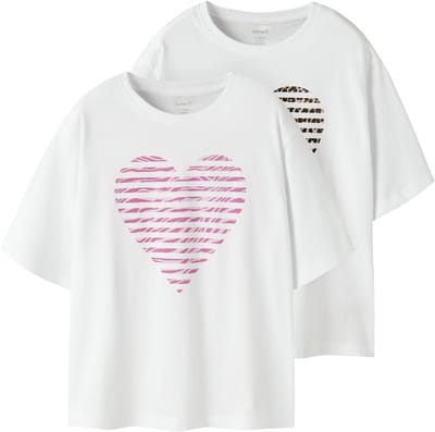 NAME IT - NKFFAHIRAZ 2P SS NREG TOP BOX - Meisjes - T-shirts