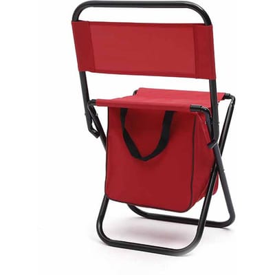 Opvouwbare Stoel Outdoor Kamperen Draagbare Opvouwbare Rugstoel Visserij Ontspanningsstoel met Tas