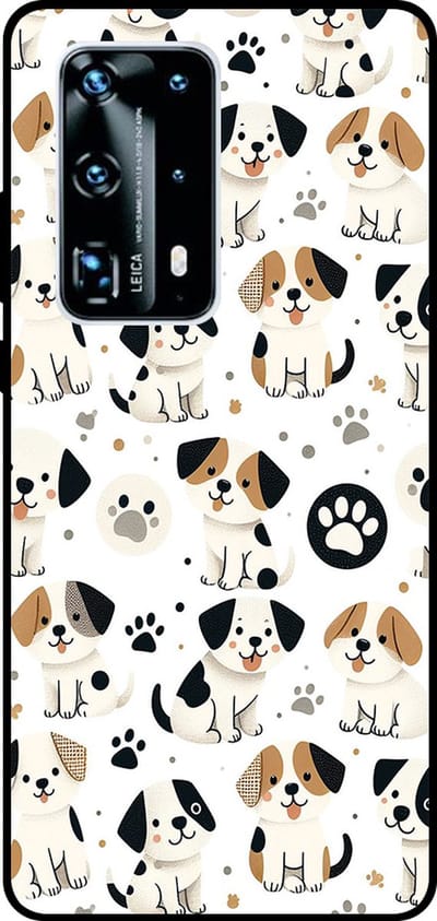 Smartphonica Telefoonhoesje Geschikt voor Huawei P40 Pro Plus met honden opdruk - TPU backcover case dog design geschikt voor Huawei P40 Pro Plus