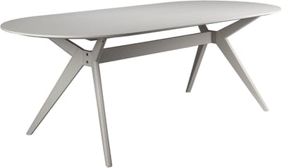 Housecraft Living Zeme Eettafel Ovaal 220x95 cm Hout Beige