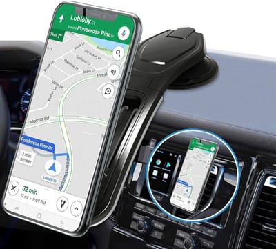 Telefoonhouder Auto - LB-521 - Verstelbaar - Magneet -Zuignap - Magnetische Telefoon Houder voor in de Auto