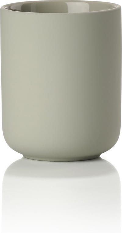 Zone Denmark Ume Tandenborstelbeker - Beker voor Tandenborstels - Tandenborstelhouder - Toilet & Badkamer Accessoires - 10,3 x 8,3 cm - Eucalyptus