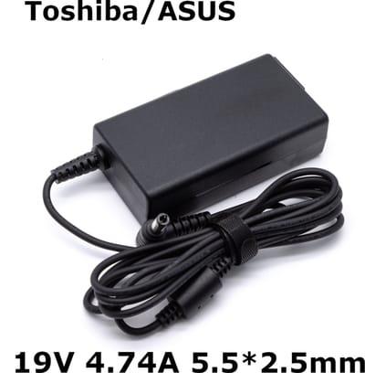 EISENZ Toshiba/Asus Laptop Adapter 19V 4.74A – Plug 5.5x2.5mm – Snelladen – Hoge Compatibiliteit - EZ1129
