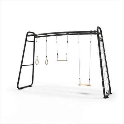 EXIT GetSet Monkeybar MB310 - Monkey Bar Klimrek voor Buiten - Speeltoestel voor Kinderen - Zwart