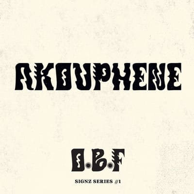 O.B.F. - Signz Series #1 - Akouphene (12" Single)