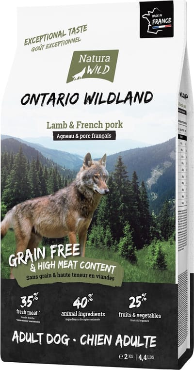 Natura Wild Ontario Wildland - Graanvrije Hondenvoeding - 2kg