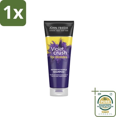 1 x John Frieda – Shampoo – Sheer Blonde Violet Crush Intensive Purple – Tegen gele ondertonen – 250 ml- Koffie - Koffiezetapparaat - Koffiezetapparaat - Koffiezetapparaat