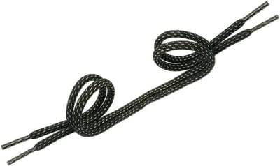 Universele ronde veters voor wandelschoenen, sportschoenen en outdoorschoenen - 4 mm dun, scheurvast, 100 cm, oranje en groen, ideaal voor dames en heren