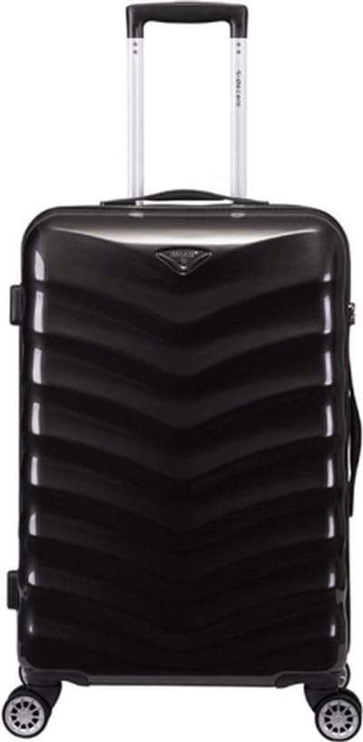 Decent EXCLUSIVO-ONE Middelmaat koffer 67x43x26 – Reiskoffer met wielen - Lichtgewicht koffer – Reiskoffer midden - Veilig TSA Cijferslot – Antraciet