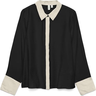 VERO MODA - VMGYNICE LS SHIRT WVN BTQ GA - Dames - Blouses