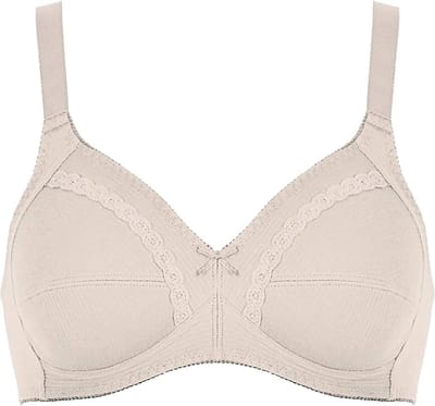 Naturana 100% katoenen soft BH zonder beugels 75B beige