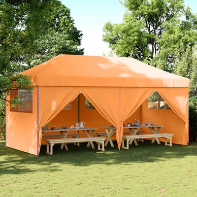vidaXL - Partytent - 292 - x - 580 - x - 315 - cm - Oranje - Oxford - Stof