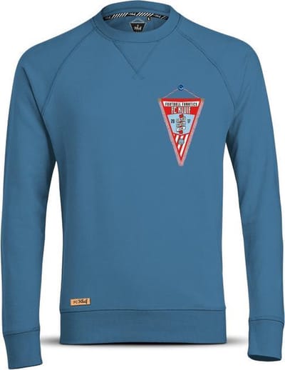 FC Kluif Vaantje sweater Blauw - Maat M / Medium - Heren lifestyle trui - Voetbal sweater