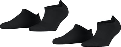 Esprit Active Basic 2-Pack duurzaam biologisch katoen multipack sneakersokken heren zwart - Maat 39-42