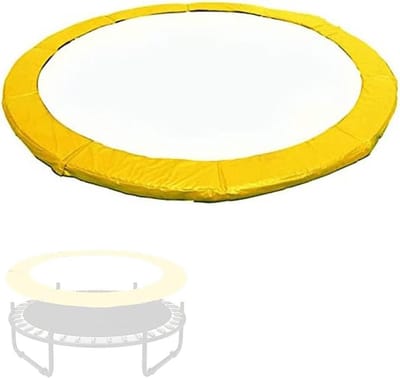Trampoline Beschermmat - Veerhoes Randkussen - Veilig Spelen - Waterdicht UV-bestendig - 366 meter Diameter - Geel