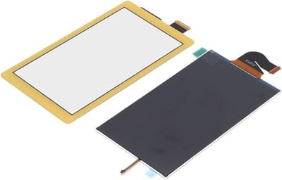 Vervangingsscherm voor Switch Lite - LCD Display en Digitale Touchscreen met Reparatie Tools Kit - Geel, Ideaal voor Schadeherstel en Verbeterde Beleving
