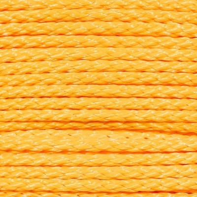 Gevlochten Touw - Polypropyleen Koord - Markering en Bevestiging - Holle Vlechtconstructie - 1/2 inch x 100 voet - Geel