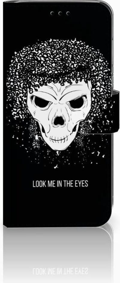 Telefoonhoesje met Naam Huawei P20 Lite Skull Hair